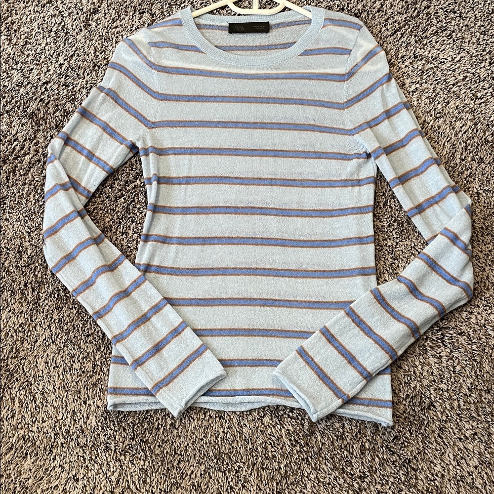 Zara striped wool jumper NWOT - Picture 3 of 3
